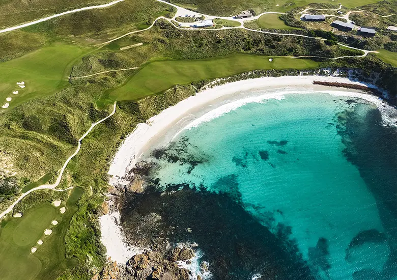 Grade “A” Architecture on Cape Wickham’s 12th Hole